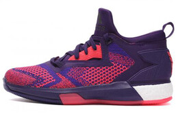 Баскетбольные кроссовки D Lillard 2 мужские, среднего размера, виноградно-фиолетовые Adidas q16510