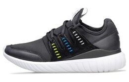 Кроссовки для бега Tubular Radial унисекс с низким верхом, черные Adidas bb5042 | black