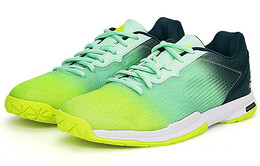 Кроссовки для бадминтона женские с низким верхом, градиентно-зеленые Adidas b33316