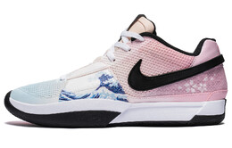 Баскетбольные кроссовки Ja 1 Basketball Shoes Men Low-top Pink And Blue Nike dr8786-802(teamb-ja1樱花海浪粉蓝) | pink