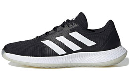 Кроссовки Forcebounce для бега унисекс с низким верхом, черные/белые Adidas fu8392