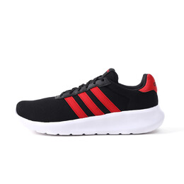 Кроссовки для бега Lite Racer 3.0 мужские с низким верхом, черные/красные Adidas hp6095鞋 | black/red