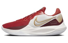 Nike Precision 6 Нескользящие низкие баскетбольные кроссовки унисекс красный белый dd9535-006