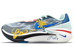 Баскетбольные кроссовки унисекс Nike Air Zoom GT Cut 2, White dj6013-404(team40-男女普尔涂鸦蓝金) | white