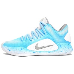 Баскетбольные кроссовки Hyperdunk X мужские с низким верхом, синие/голубые/белые Nike ar0465-100（team66-落樱斑澜） | falling cherry blossom splashes