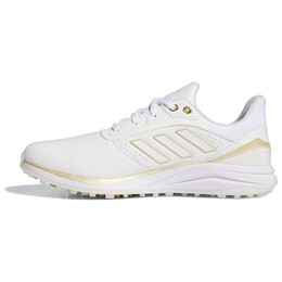 Кроссовки для гольфа SOLARMOTION 24 мужские с низким верхом, белые/золотые Adidas id8588 | white/gold