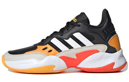 Баскетбольные кроссовки STREETSPIRIT 2.0 мужские низкие черные/оранжевые/белые Adidas Neo fy7809