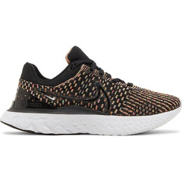 Кроссовки Nike Wmns React Infinity Run Flyknit 3, черный/мультиколор dd3024-002