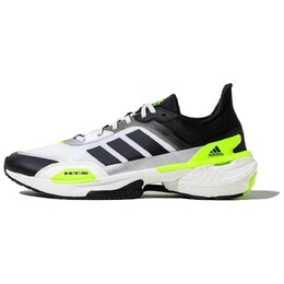 Кроссовки MTS Running унисекс Low-top черные/белые/зеленые Adidas jh5788 | bright white/no.1 black/bright lemon yellow