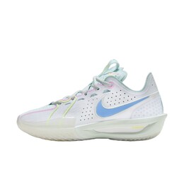 Баскетбольные кроссовки Air Zoom GT Cut 3 унисекс с низким верхом белые/белые/розовые/синие Nike hf5445-141 | white/white/pink/blue