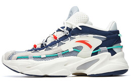 Кроссовки Walker Running Shoes Men Low-top Fog Gray / Ink Blue / Ivory White Anta 112028889-2