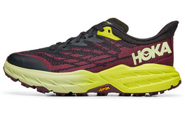 Кроссовки Speedgoat 5 женские с низким верхом бордового цвета Hoka One One 1123158-bgepm
