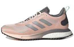Кроссовки Supernova женские с низким верхом розовые/серебристые Adidas fv4741