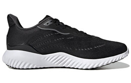 Кроссовки AlphaBounce для бега унисекс с низким верхом, черные Adidas hr0607