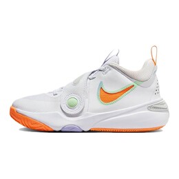 Детские баскетбольные кроссовки Nike Team Hustle D 11 GS, White/Vapor Green/Pulse Purple/Dutch Orange dv8996-103 | white/vapor green/pulse purple/dutch orange