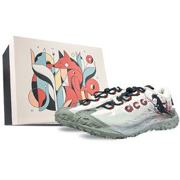 Кроссовки ACG Mountain Fly Outdoor Performance унисекс с низким верхом зеленого, красного и белого цвета Nike hf6245-003(team40-侠客行红sbox) | green, red and white