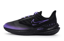 Кроссовки Zoom Winflo 9 мужские низкие черные/фиолетовые Nike dm1106-007(team80-星空之旅紫s-box) | black/purple