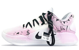 Баскетбольные кроссовки Hyperdunk X мужские с низким верхом розового/фиолетового цвета Nike ar0465-100(team40-温变大肆粉紫s-box) | white