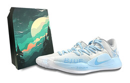 Баскетбольные кроссовки Hyperdunk X мужские низкие синие Nike ar0465-100(team76-海底世界s-box) | white