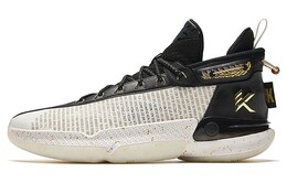 Кроссовки Anta KT9 'Captain's Log', белый 112341101-11 | papyrus white / black / metallic gold