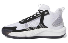 Баскетбольные кроссовки Adizero Select унисекс средней высоты, белые/черные/серебристые Adidas ie9322 | white/black/silver