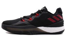 Баскетбольные кроссовки Crazylight Boost мужские низкие черные Adidas db1071 | black