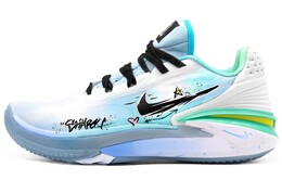 Баскетбольные кроссовки Air Zoom GT Cut 2 мужские с низким верхом белого/синего цвета Nike fj7063-103（team295-狂鲨） | white