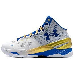 Баскетбольные кроссовки Curry 2 мужские, среднего размера, белые Under Armour 3027361-100 | white