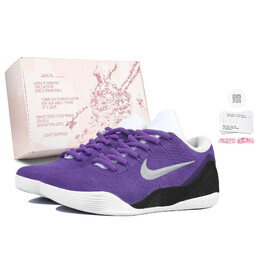 Баскетбольные кроссовки Kobe 9 Basketball Shoes Unisex Low-Top Purple Nike fz7334-100（team4-男女同款月光舞者sbox） | purple