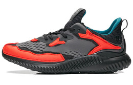 Кроссовки для бега Kolor X AlphaBounce унисекс с низким верхом, черные/красные Adidas ac7019