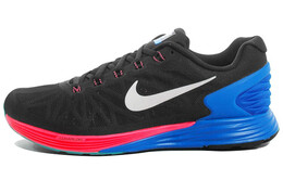 Кроссовки Lunarglide 6 мужские с низким верхом, черные/красные/синие Nike 654433-002