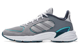 Кроссовки для бега 90S VALASION мужские низкие серые/белые/зеленые Adidas Neo ee9898