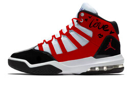 Баскетбольные кроссовки Max Aura Basketball Shoes Unisex High-Top Black/Red Jordan aq9214-121(team435-挚爱吻痕） | red/black