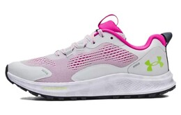 Кроссовки для бега Charged Bandit Trail 2 женские с низким верхом серо-розовые Under Armour 3024191-101