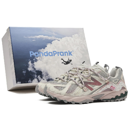 Кроссовки New Balance 610T Cushioning Wear-Resistant Low-Top, бежевый/розовый/серый ml610tag(teamh-男ml610tag(teamh-男女款跃动s-box) | beige pink gray