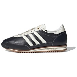 Кроссовки Adidas SL 72 Core Black Leather Women's, белый ji3968 | black&white