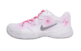 Теннисные кроссовки Court Lite 2 женские с низким верхом белые/розовые Nike ar8838-101(teamx-粉红少女女款） | pink/white