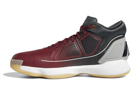 Баскетбольные кроссовки D Rose 10 мужские высокие красные/серые Adidas g26161