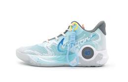 Баскетбольные кроссовки KD Trey 5 IX Basketball Shoes Unisex Mid-Top Blue Nike cw3402-011(team283-阴天雨雾) | blue