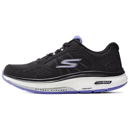 Кроссовки женские GO WALK Running Shoes Women's Low-top Black/Lavender Skechers 125025-bklv | black/lavender