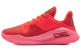 Кроссовки Under Armour Curry 4 Low "Flooded", красный 3026620-600 | red