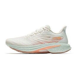 Кроссовки для бега из коллекции Running, женские, низкие, кислородно-зеленые/светло-розовые Anta 122435583-1 | ivory / oxygen green / light rainbow pink-1