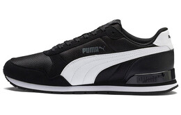 Кроссовки для бега ST Runner V2 унисекс с низким верхом, черные/белые Puma 366811-05