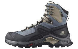 Кроссовки женские высокие черные/серые Salomon 414574