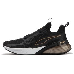 Кроссовки X-Cell для бега мужские с низким верхом, черные - золотые Puma 378301-05 | black/gold
