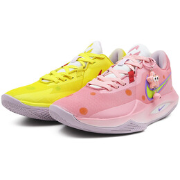 Баскетбольные кроссовки Precision 6 Basketball Shoes Unisex Low-Top Red/White/Purple/Green Nike dd9535-100（team91-精密6 派海） | pink/yellow