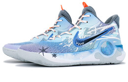 Баскетбольные кроссовки KD Trey 5 X Basketball Shoes Unisex Mid-Top White Nike cw3402-011（team517-深海之谜） | the mystery of the deep sea