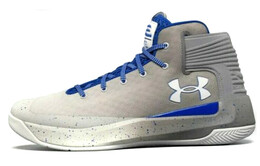 Баскетбольные кроссовки Curry 3 мужские, среднего размера, серые/белые Under Armour 1298308-102