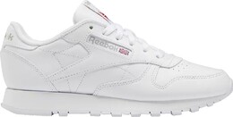 Классические женские кожаные кроссовки Reebok для бега, белый 22rbkwclssclthrgrftw | wht/wht/grey