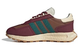 Кроссовки для бега серии RETROPY унисекс с низким верхом коричневого цвета Adidas id6145 | brown green